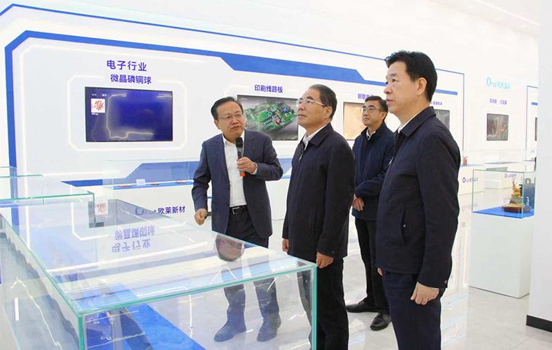 广东省人大常委会党组副书记、副主任叶贞琴到欧莱新材乳源基地开展优化营商环境调研