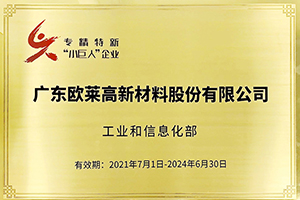 国家级专精特新"小巨人"企业