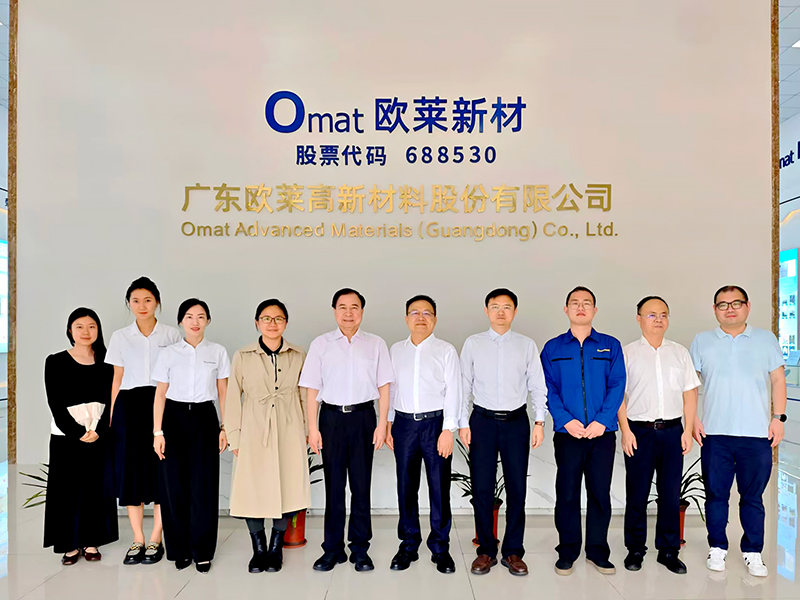 武汉科技大学党委副书记孙国胜一行到访欧莱新材